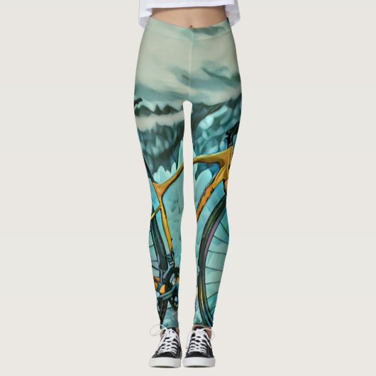 Leggings Cadeau Vélo Lover (Devant)