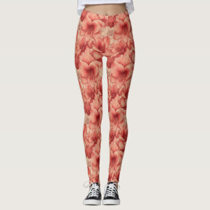 Leggings Cadeaux De Fête Des Mères D'amaryllis D'esthétique