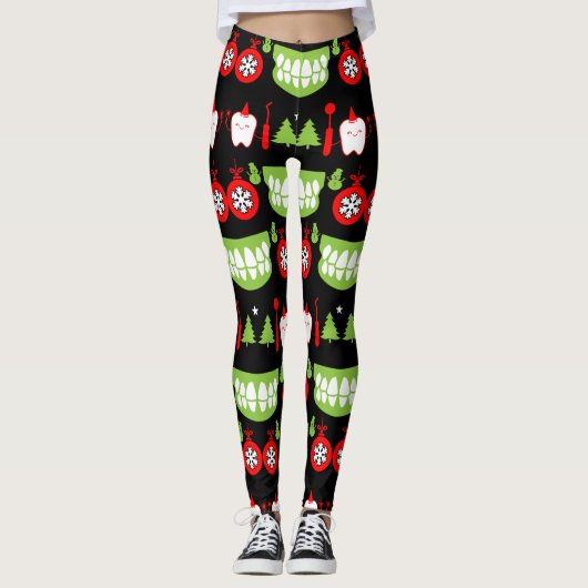 Leggings Cadeaux de Noël Dental Doctor (Devant)