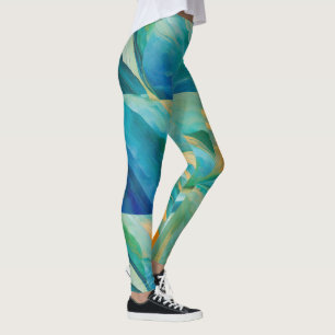Leggings "Cádiz" Un Effet Carrelé Coloré