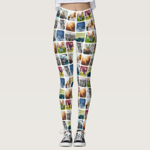 Leggings Cadre blanc arrondi de 10 Modèle de la grille pho