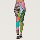Leggings Cadre créatif Memphis Design moderne (Dos)