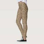 Leggings Café Beans Café Espresso Motif beige<br><div class="desc">Prenez un cappuccino dans ces pattes mignonnes pour les amateurs de café. Elles disposent d'une motif toute en caractères beiges faite de fèves de café sur un arrière - plan marron foncé. Ces leggings sont parfaits pour un propriétaire de café ou pour toute personne qui aime un bon expresso.</div>
