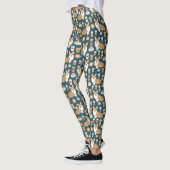 Leggings Café de corgi - guêtres (Gauche)
