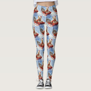 Leggings Cairn Terrier Chien dans la corniche Laisser il ne