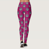 Leggings Calavera Cat Art Motif (Dos)