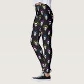 Leggings Calavera Skuls Pop Art Style (Gauche)
