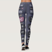 Leggings Calculatrice scientifique (Dos)