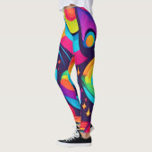 Leggings Caléidoscope cosmique (Gauche)