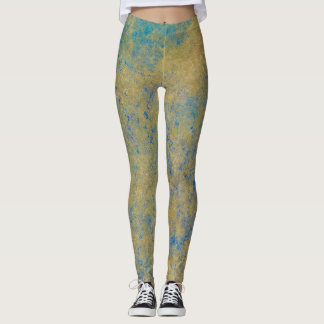 Leggings "California Gold" par All Joy Art