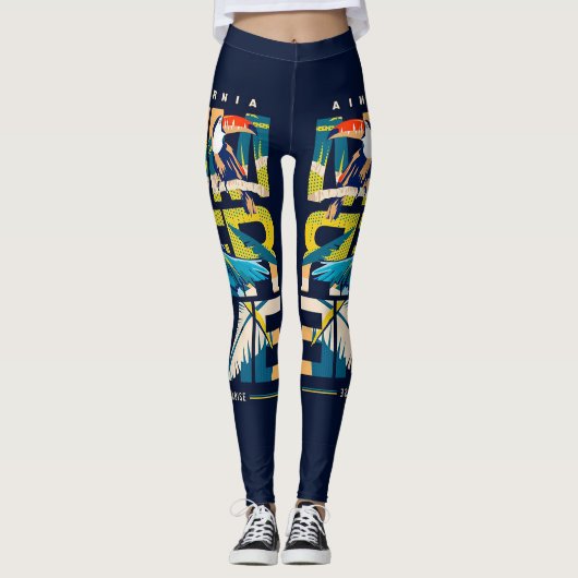 Leggings California surf (Voorkant)