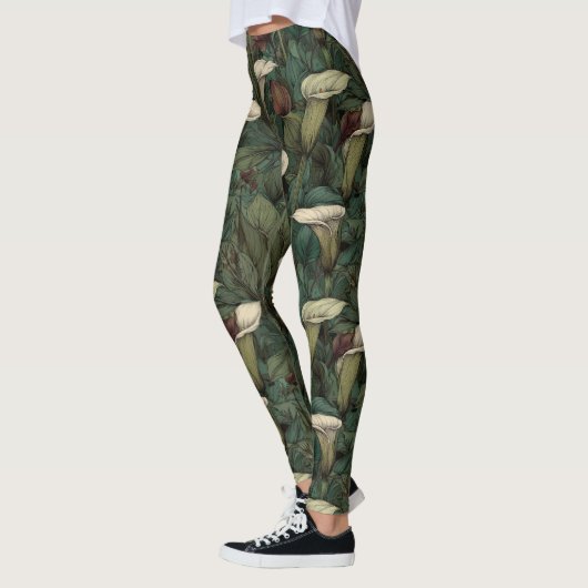 Leggings Calla Lilies Gras Accent Maternité Active (Gauche)