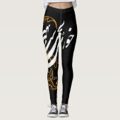 Leggings Calligraphie persane - Rumi 797 (Devant)