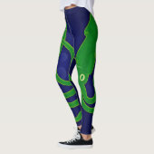 Leggings Calmar vert à la mode frais dans l'océan bleu (Gauche)