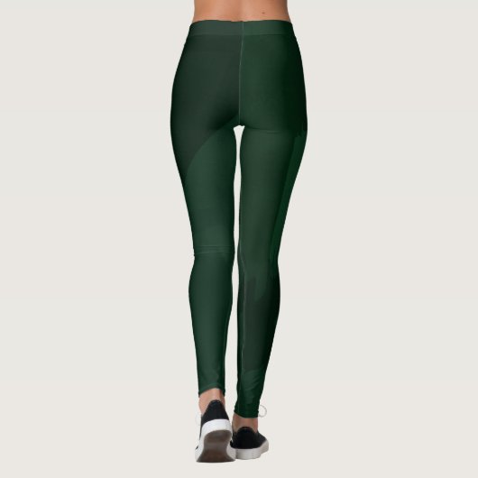 Leggings Caméléon vert mignon (Dos)
