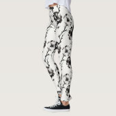 Leggings Camélias de style japonais (Gauche)