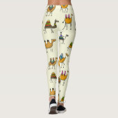 Leggings Camels Caravan Motif décoratif sans couture (Dos)