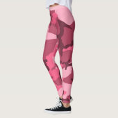 Leggings Caméra urbain rose (Gauche)