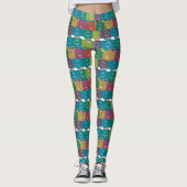 Leggings Caméras multicolores (Devant)