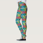 Leggings Caméras multicolores (Gauche)