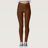 Leggings Cameron tartan rouge vert plaid (Devant)