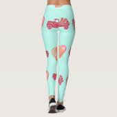 Leggings Camion Red Heart Valentine's Day Legings (Dos)