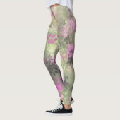 Leggings Camion rose et vert paw (Gauche)