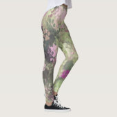Leggings Camion rose et vert paw (Droite)