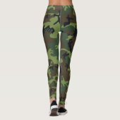 Leggings Camion Woodland personnalisé (Dos)