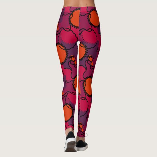 Leggings Camo Abstrait (Dos)