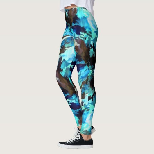 Leggings Camo Bleus (Gauche)