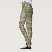 Leggings Camo | Camouflage Pixel Vert (Gauche)
