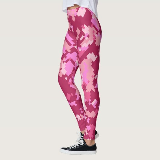 Leggings Camo | Camouflage rose Pixel (Gauche)