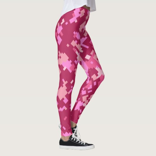 Leggings Camo | Camouflage rose Pixel (Droite)
