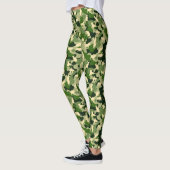 Leggings Camo Cats Green (Gauche)
