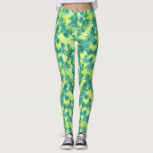 Leggings Camo d'ananas Hawaiian Tropical (Devant)