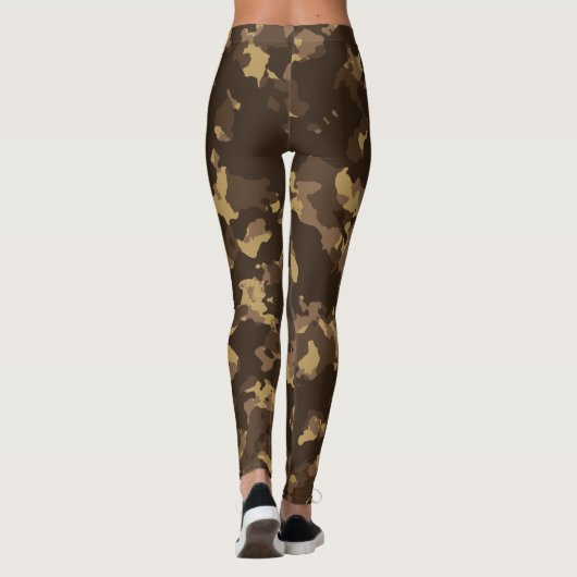 Leggings Camo de boue (Dos)
