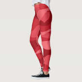 Leggings Camo de couleur rouge impériale (Gauche)