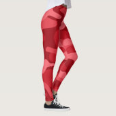 Leggings Camo de couleur rouge impériale (Droite)