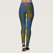 Leggings Camo de truffes de bleuet liquide (Dos)