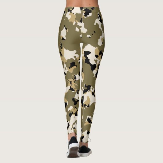 Leggings Camo du désert (Dos)
