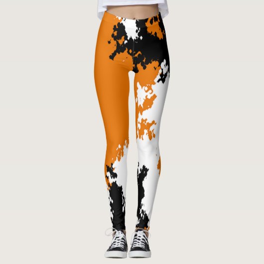 Leggings Camo Girl Sassy - Mango Tango (Devant)