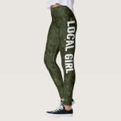 LEGGINGS CAMO GREEN LG FILLE LOCALE (Gauche)