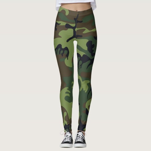 Leggings Camo militaire de l'armée de camouflage (Devant)