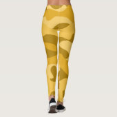Leggings Camo Monocolore Maïs (Dos)