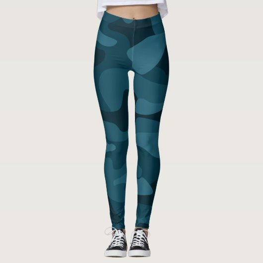 Leggings Camo Monocolore Vert Aigle (Devant)