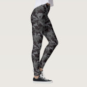 Leggings CAMO noir et gris (Droite)