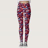 Leggings Camo patriotique (Devant)