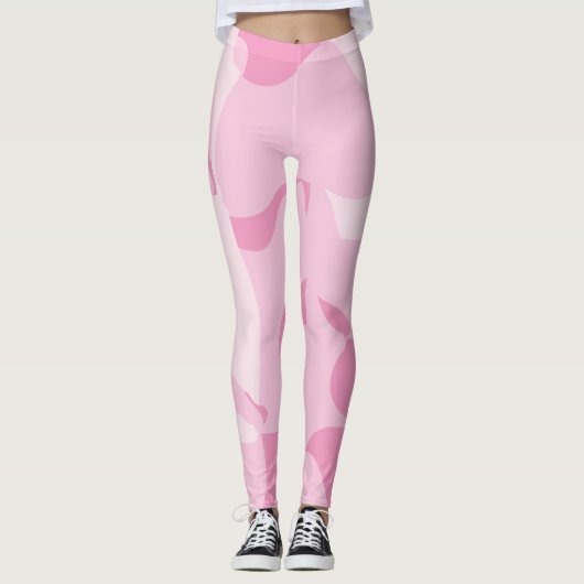 Leggings Camo rose (Devant)