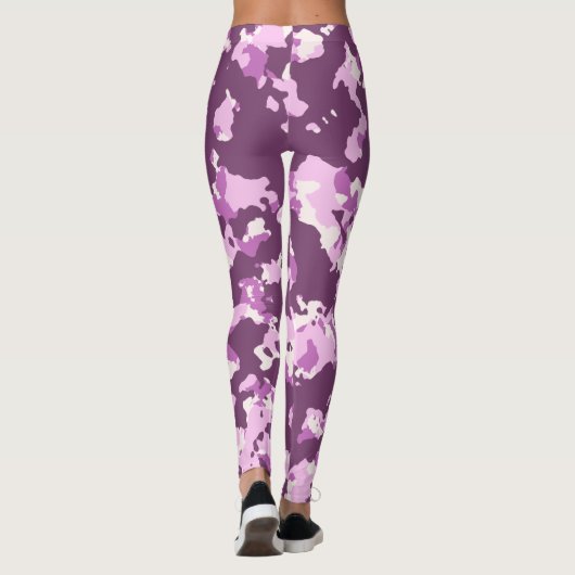 Leggings Camo rose rose (Dos)